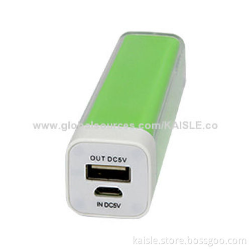 2,600mAh capacity, power banks, different colors can be chosen